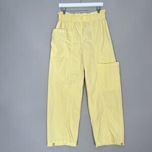 Gravel & Gold Rally Pants Womens 2 / Medium Yellow Cotton Cargo Utility Relaxed